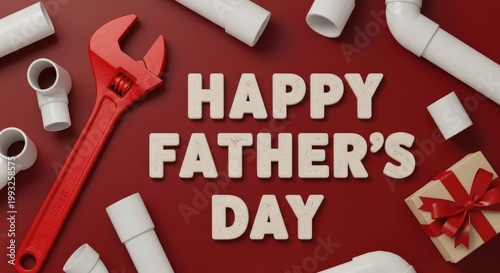 Happy father's day tools gifts and celebrations for dad