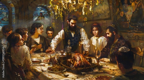 A Father Cooks For His Whole Family