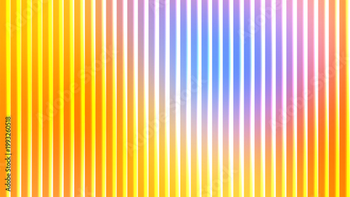 Yellow and blue vertical line abstract design