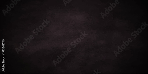 A dark blue grunge background texture with a vintage rough surface design featuring an aged black chalkboard pattern on a dirty blank canvas wall