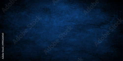 Εκτύπωση καμβά Dark blue grunge background with a textured vintage wall pattern featuring rough