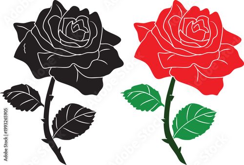 Rose Computer Icons, rose, leaf