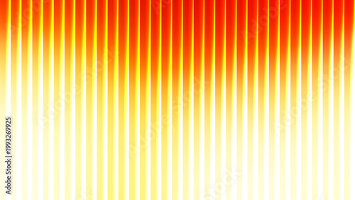 Glowing vertical stripes in fiery orange and yellow