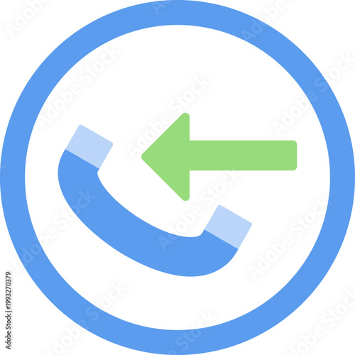 Inbound Icon Vector Element