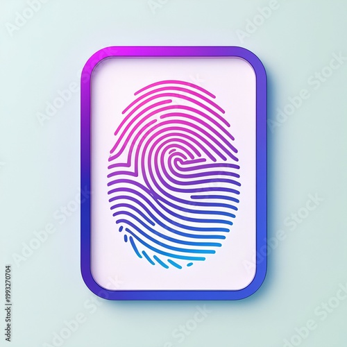 Fingerprint biometric key data