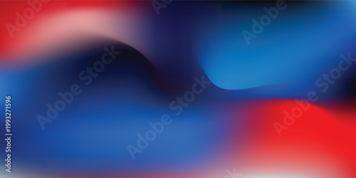 Vibrant Red and Blue Gradient Abstract Background.
