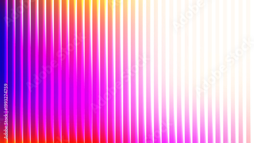 Bold magenta and purple gradient vertical bars