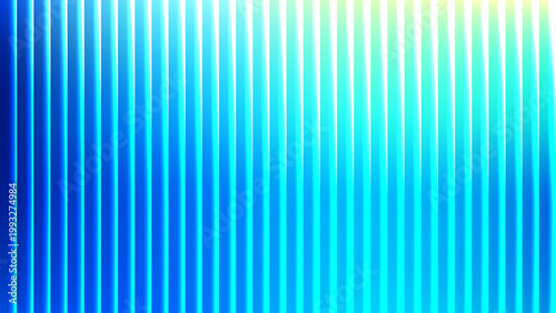 Cool blue and teal gradient vertical bars with glow