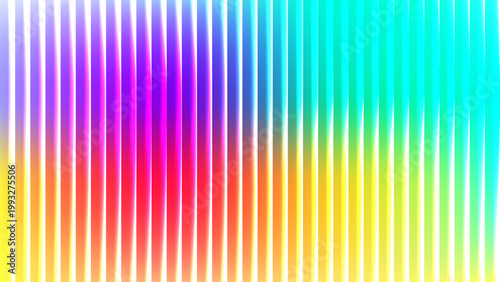 Full spectrum rainbow gradient vertical bars