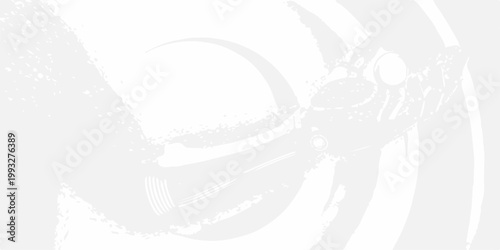 Hand drawn vector illustration of a man sketching a grunge global map and internet technology icons on an earth globe silhouette