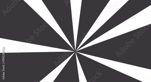 Black and white radial burst pattern abstract