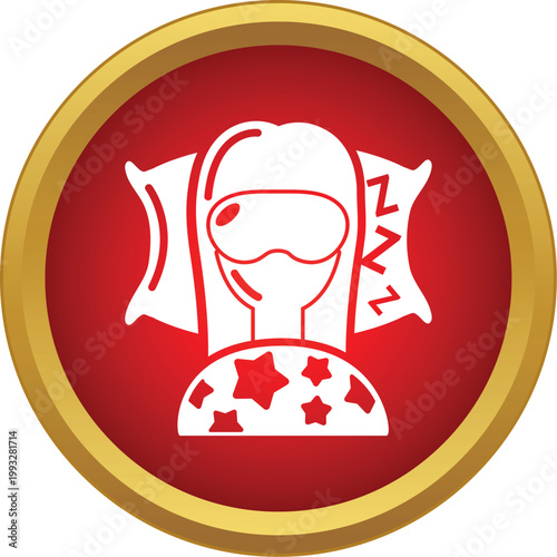 Person resting in bed, wearing an eye mask for good sleep