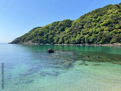 Photos Beautiful turquoise blue beach in Japan