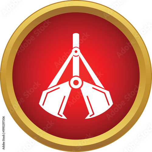 Clamshell bucket grabber lifting tool for excavation and demolition