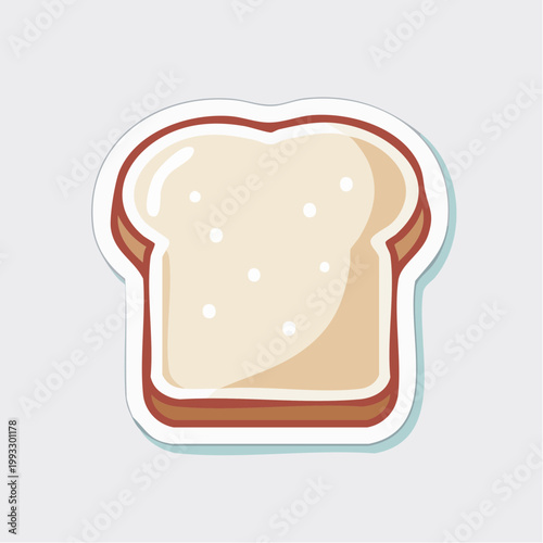 Slice of White Bread Icon