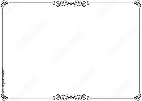 アンティーク調の飾り枠フレーム