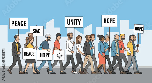 People celebrate Juneteenth Day with a peaceful unity march downtown