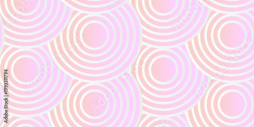 abstract seamless pattern with circles overlap textile fabric curl design.