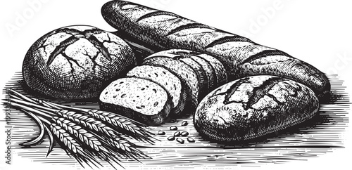 Bread still life