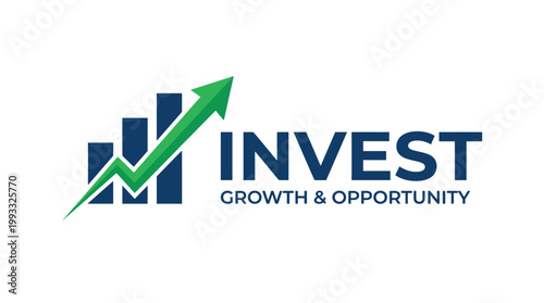Invest Growth Opportunity Business Finance Stock Market Chart Arrow Up.