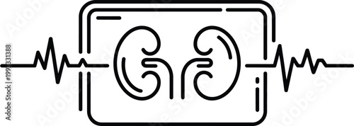 Black and white of a light bulb with a glowing filament