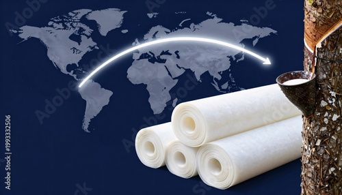 Natural Rubber Sheet Roll and Rubber Tree for Global Export