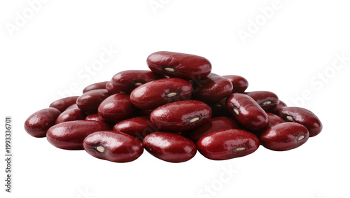 Photos Pile of Dark Red Kidney Beans with Light Beige Spots