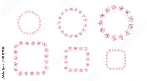 Huge collection of decorative frames and borders: floral, geometric, arrows, and grunge vector design elements set