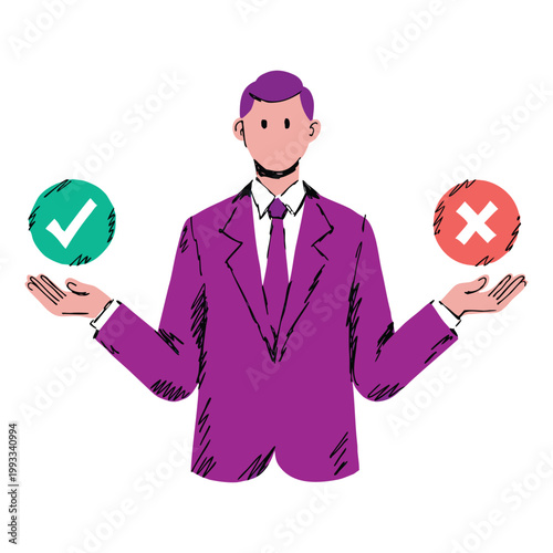 A successful businessman in a professional suit is holding a globe symbol, representing a global finance concept and a bright business idea for people and technology.