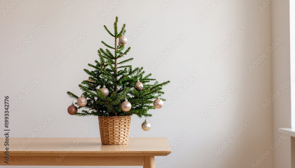 Fototapeta premium 小さなクリスマスツリー