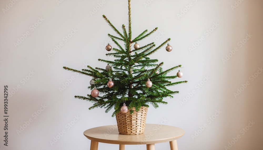 Fototapeta premium 小さなクリスマスツリー