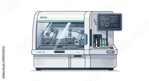 Automated Laboratory Robot for Scientific Research and Medical Analysis
