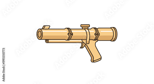 Retro Sci-Fi Ray Gun Weapon