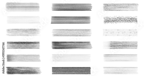 Foto Isolated black pencil lines