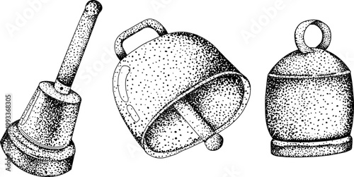 Hand drawn illustration set in a dark plague doctor theme, medieval medicine, anatomy, and occult aesthetics. Vintage engraving style, suitable for gothic, historical, and dark