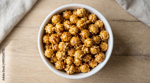 bowl of sweet popcorns