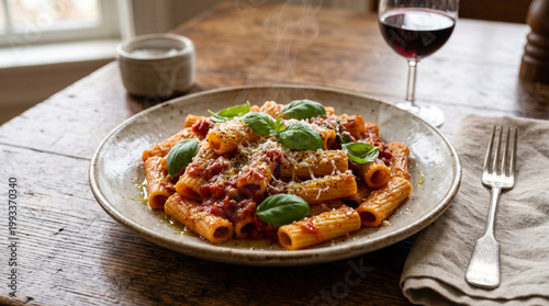 pasta with meatballs