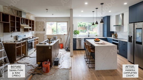 Kitchen Renovation Before and After: Demolition to Modern Design