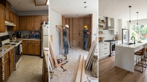 Kitchen Renovation Before, During, and After: Old to Modern Transformation
