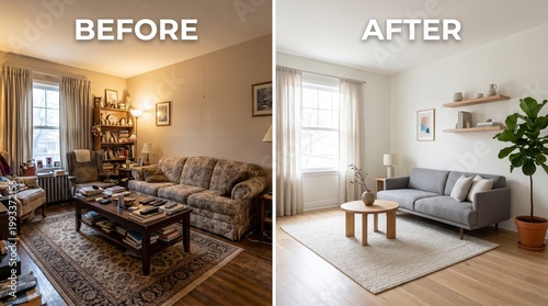 Home Renovation: Before and After Living Room Makeover