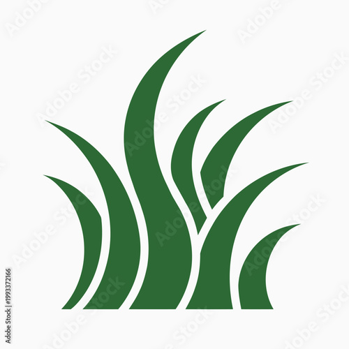Vector illustration set of green plant leaves and spring tree branches as natural eco symbols for organic environment design