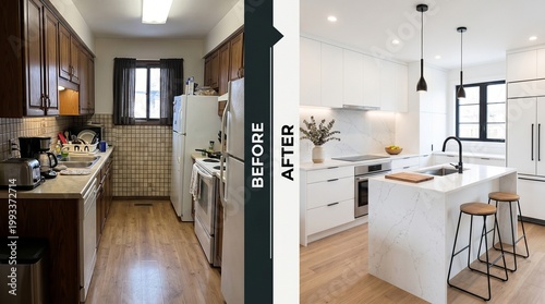 Kitchen Renovation Before and After: Old to Modern Transformation