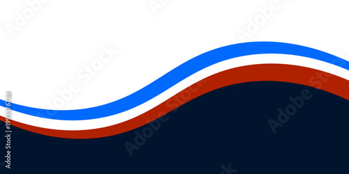 Free Download Abstract Wavy Background with Blue Red and Navy Curved Lines on White, Modern Corporate Vector Illustration.10eps - GFXLoad