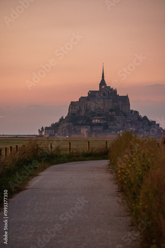 Bild auf Leinwand View of Mont Saint Michel in northern France