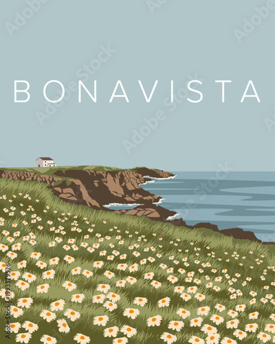 Bonavista Newfoundland and Labrador, poster, banner, postcard