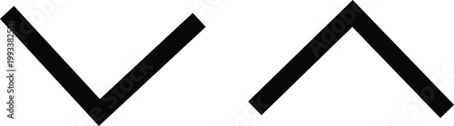 Up down arrow icon set. Direction and movement symbols. Vertical sign. Navigation and interface design. Directional arrow icon pack. 
