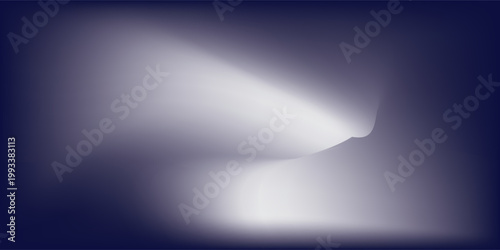 Dark blue gradient abstract background. Blurred gradient with grain noise texture effect, elegant and futuristic good for wallpaper, copy space