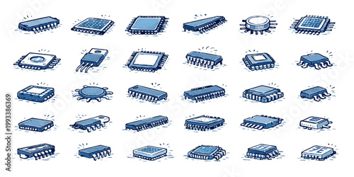 Isolated vector illustration of a vintage blue and silver star and Christmas ball set flying through the sky in a cartoon white zeppelin airship transport vehicle