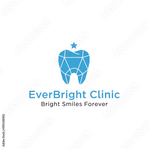 Dental Clinic Logo Tooth Design.