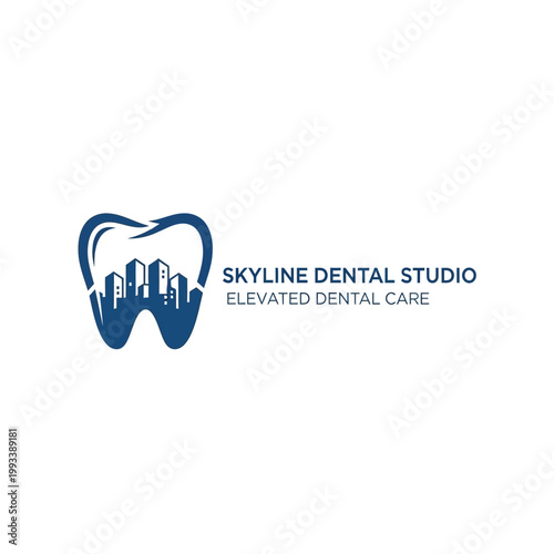 Dental Studio Logo Design Tooth Icon.